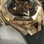 Hublot Fake Watch Big Bang Sang Bleu II King Gold HB Factory 44mm - Image 4