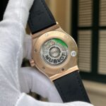 Hublot Classic Fusion King Gold Watch With Full Diamonds HBF Replica Watch 42mm - Image 5