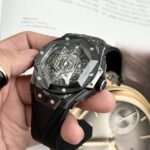 Hublot Replica Watches Big Bang Sang Bleu II Black Ceramic BBF 45mm - Image 4