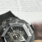 Hublot Replica Watches Big Bang Sang Bleu II Black Ceramic BBF 45mm - Image 5