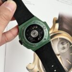 Hublot Best Replica Watch Big Bang Sang Bleu II Green Ceramic BBF 45mm - Image 8
