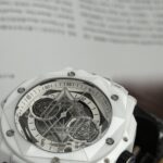 Hublot Best Replica Watch Big Bang Sang Bleu II White Ceramic BBF 45mm - Image 7