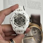 Hublot Best Replica Watch Big Bang Sang Bleu II White Ceramic BBF 45mm - Image 4