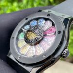 Hublot Replica Watch Takashi Murakami Rainbow Ceramic Rubber Strap 45mm - Image 4