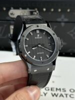 Hublot Classic Fusion Replica Watch Refined Ceramic Carbon Dial 42mm - Image 3