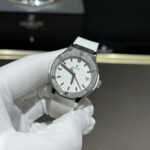 Hublot Classic Fusion Replica Women-s Watch White Moissanite Diamond HBF 33mm - Image 5