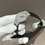 Hublot Classic Fusion Replica Watch With Full Moissanite Diamonds 33mm - Image 4