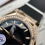 Hublot Orlinski King Gold Black Dial Custom Moissanite Diamonds Hong Kong 40mm - Image 5