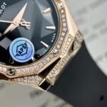 Hublot Orlinski King Gold Black Dial Custom Moissanite Diamonds Hong Kong 40mm - Image 4