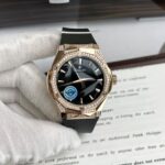 Hublot Orlinski King Gold Black Dial Custom Moissanite Diamonds Hong Kong 40mm - Image 2