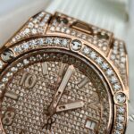 Hublot Replica Watch Big Bang One Click Custom Full Moissanite Diamonds 39mm - Image 5