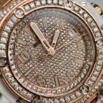 Hublot Replica Watch Big Bang One Click Custom Full Moissanite Diamonds 39mm - Image 4