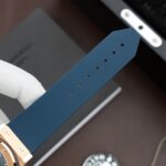 Hublot Copies Watches Classic Fusion King Gold Dial Blue Movement SW300 Rubber Strap 42mm - Image 9