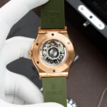 Hublot Best Replica Watch Classic Fusion King Gold Green Dial Movement SW300 Swiss Made 42mm - Image 7