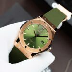 Hublot Best Replica Watch Classic Fusion King Gold Green Dial Movement SW300 Swiss Made 42mm - Image 2