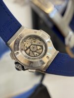 Hublot Big Bang Men-s Replica Watch Blue With Diamond Bezel 44mm - Image 6