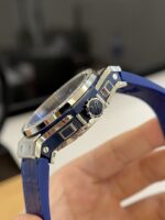 Hublot Big Bang Men-s Replica Watch Blue With Diamond Bezel 44mm - Image 4
