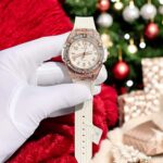 Hublot Replica Watches Big Bang One Click Gold Wrapped + Moissanite Diamonds Baguette 39mm - Image 2