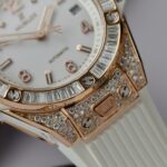 Hublot Knock Off Watches Big Bang One Click King Gold Black Dial Rubber Strap 39mm - Image 5