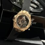 Hublot Replica Watches Big Bang Sang Bleu ll King Gold Black Dial BBF 45mm - Image 2