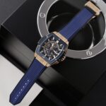Hublot Replica Watches Spirit Of Big Bang King Gold Bezel Ceramic Blue 42mm - Image 2
