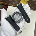 Hublot Spirit Of Big Bang Titanium Replica Watches Rubber Strap BBF Factory 42mm