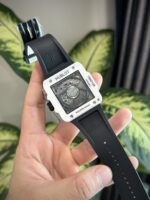 Hublot Replica Watches Square Bang Unico Ceramic White BBF Factory 42mm - Image 4