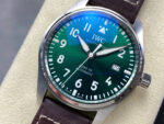 IWC Schaffhausen Pilot-s Mark XX Green Dial Best Replica Watches ZM Factory 40mm - Image 3