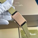 Jaeger LeCoultre Copies Watch Master Reverso Tribute Monoface Small Seconds Leather Strap 27.4×45.6mm - Image 8