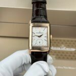 Jaeger LeCoultre Copies Watch Master Reverso Tribute Small Seconds 2 Dial White And Gray 28.3x47mm