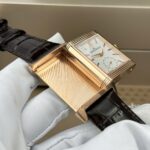 Jaeger LeCoultre Copies Watch Master Reverso Tribute Small Seconds 2 Dial White And Gray 28.3x47mm - Image 6