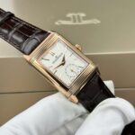 Jaeger LeCoultre Copies Watch Master Reverso Tribute Small Seconds 2 Dial White And Gray 28.3x47mm - Image 3