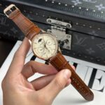 Jaeger LeCoultre Best Copies Watch Master Ultrathin Perpetual Calendar Leather Strap VR Factory 39mm