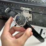 Jaeger LeCoultre Replica Watch Master Ultrathin Perpetual Calendar Dial Black VR Factory 39mm