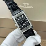 Jaeger LeCoultre Best Replica Watch Master Reverso Tribute Small Seconds 2 Dial Black And White 28.3x47mm - Image 2