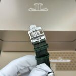 Jaeger LeCoultre Remake Watch Master Reverso Tribute Small Seconds 2 Dial Green And White 28.3x47mm - Image 8