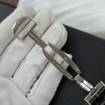 Jaeger LeCoultre Replica Watches Master Ultra Thin Power Reserve Silver Dial Leather Strap ZF Factory 39mm - Image 9