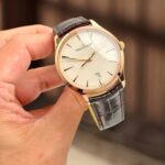 Jaeger LeCoultre Replica Watches Master Ultra thin Date Q1232510 Rose Gold Leather Strap 40mm - Image 3