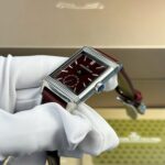 Jaeger LeCoultre Replica Watches Red Dial Leather Strap MG Factory 27.4×45.6mm - Image 5