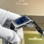 Jaeger LeCoultre Replica Watches Blue Dial Leather Strap MG Factory 27.4×45.6mm - Image 5