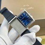 Jaeger LeCoultre Replica Watches Blue Dial Leather Strap MG Factory 27.4×45.6mm - Image 4