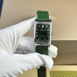 Jaeger LeCoultre Best Replica Watch Green Dial Leather Strap MG Factory 27.4×45.6mm