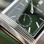 Jaeger Lecoultre Replica Watch Dial Green Leather Strap 30x40mm - Image 5