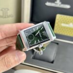 Jaeger Lecoultre Replica Watch Dial Green Leather Strap 30x40mm - Image 4