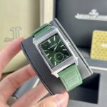 Jaeger Lecoultre Replica Watch Dial Green Leather Strap 30x40mm - Image 3