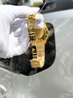 Rolex Day-Date Replica Watch Diamond Moissanite Baguette Gold Wrapped 40mm - Image 8