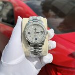 Rolex Day-Date Moissanite Diamond Replica Watch GM Factory V2 40mm - Image 3