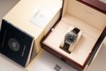 Longines Fake Watch Conquest Heritage L16454754 Black Dial Leather Strap 40mm - Image 3