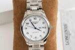 Longines Master Replica Watch White Dial Metal Wire 38.5mm - Image 2