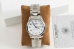 Longines Master Replica Watch White Dial Metal Wire 38.5mm